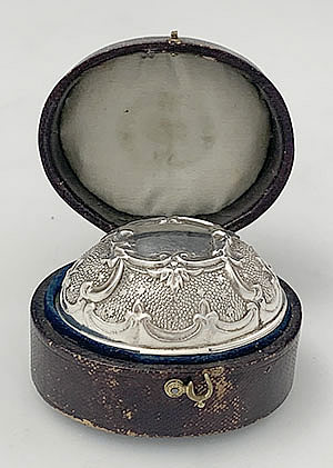 antique coin silver nutmeg grater